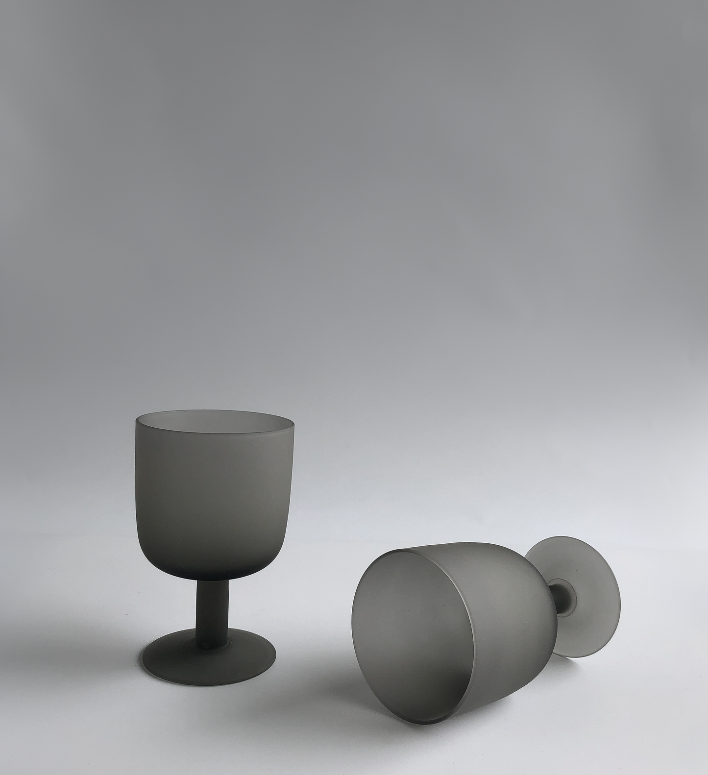 Matte Grey Goblet by PROSE Tabletop