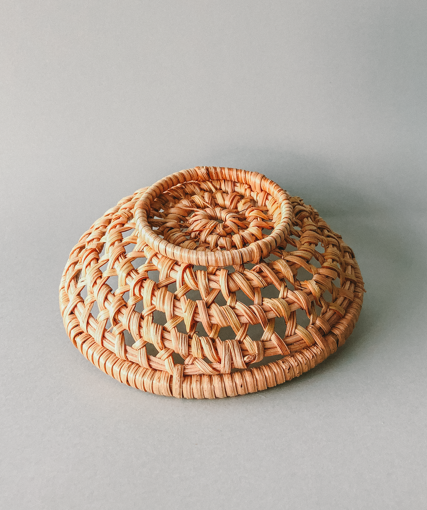 Handwoven Rattan Basket Coasters by PROSE Tabletop