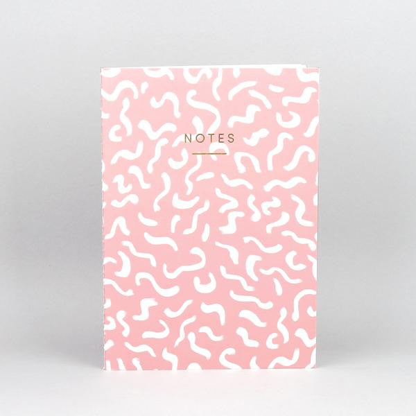 'Wiggle' Notebook (Pink) - Emporium of the Modern Man
- 2