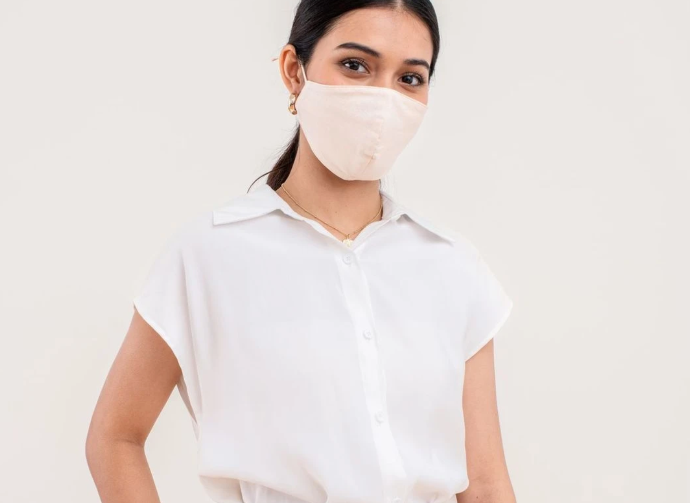 Lilac Reusable Face Mask & Bag by YOTTO V.2