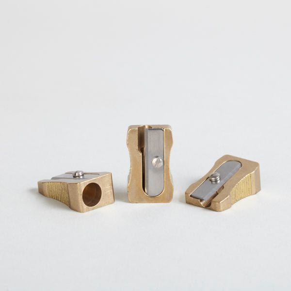 Wedge Brass Single Sharpener - Emporium of the Modern Man
- 1
