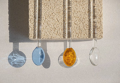 Gumdrop Glass Teaspoons by PROSE Tabletop