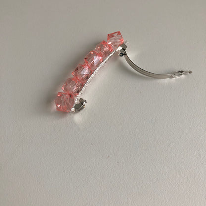 Rose Quartz Hair Clasp by Veronique