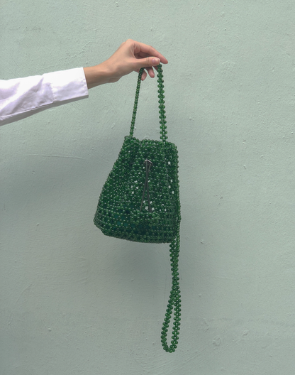 Ume Beaded Bucket Bag by Veronique