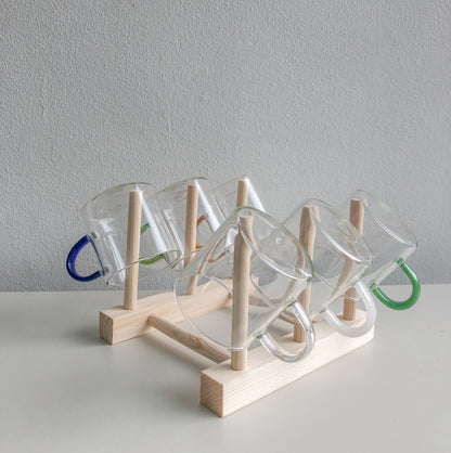 Accent Macchiato Glass in Blue by PROSE Tabletop