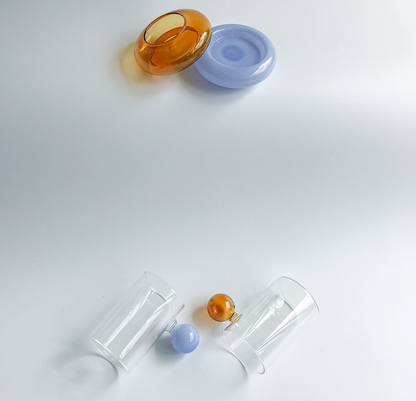Bubble Coaster Mug in Amber by PROSE Tabletop