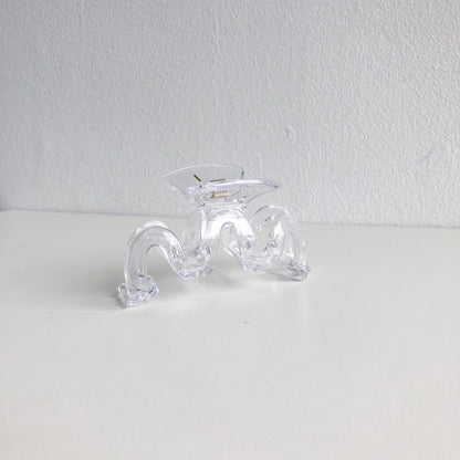 Clear Squiggle Hair Claw by Veronique