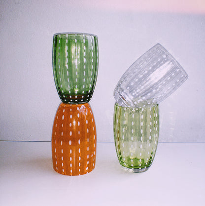 Handmade Watermelon Glasses in Empoli by PROSE Tabletop