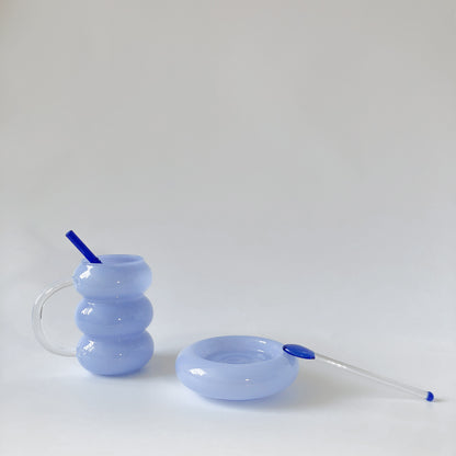 Blue Caterpillar Contrast Mug by PROSE Tabletop