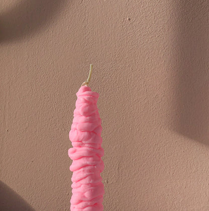 Pink Monster Candle by nag.19