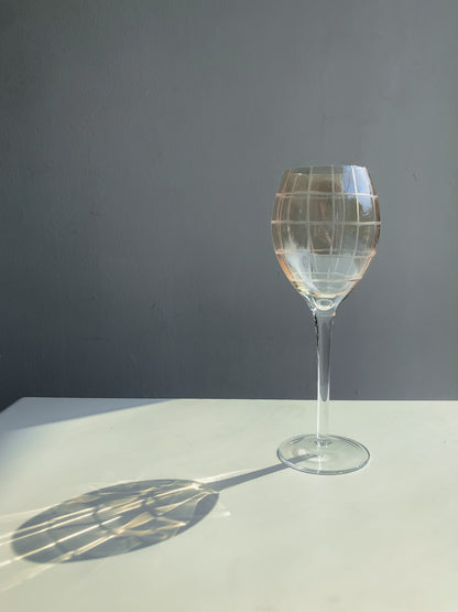 Vintage Amber Wine Glass by PROSE Tabletop