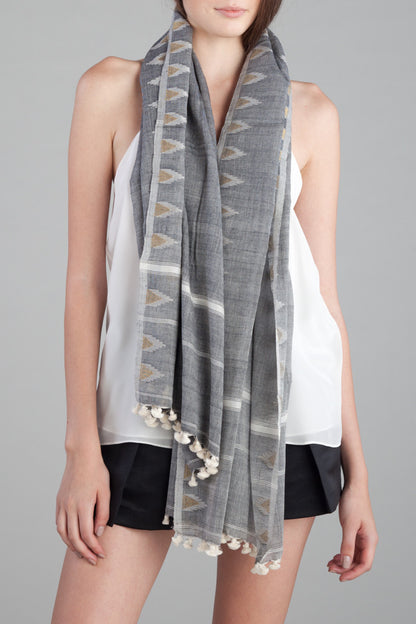 Double Temple Scarf - Emporium of the Modern Man
 - 1