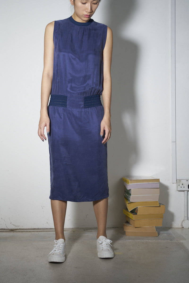Romance/Utility Cupro Dress in Cupro #04 - Emporium of the Modern Man
 - 1