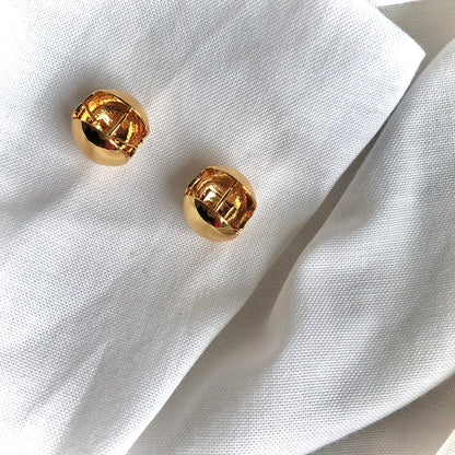 Ball Earrings in 925 Silver by Veronique