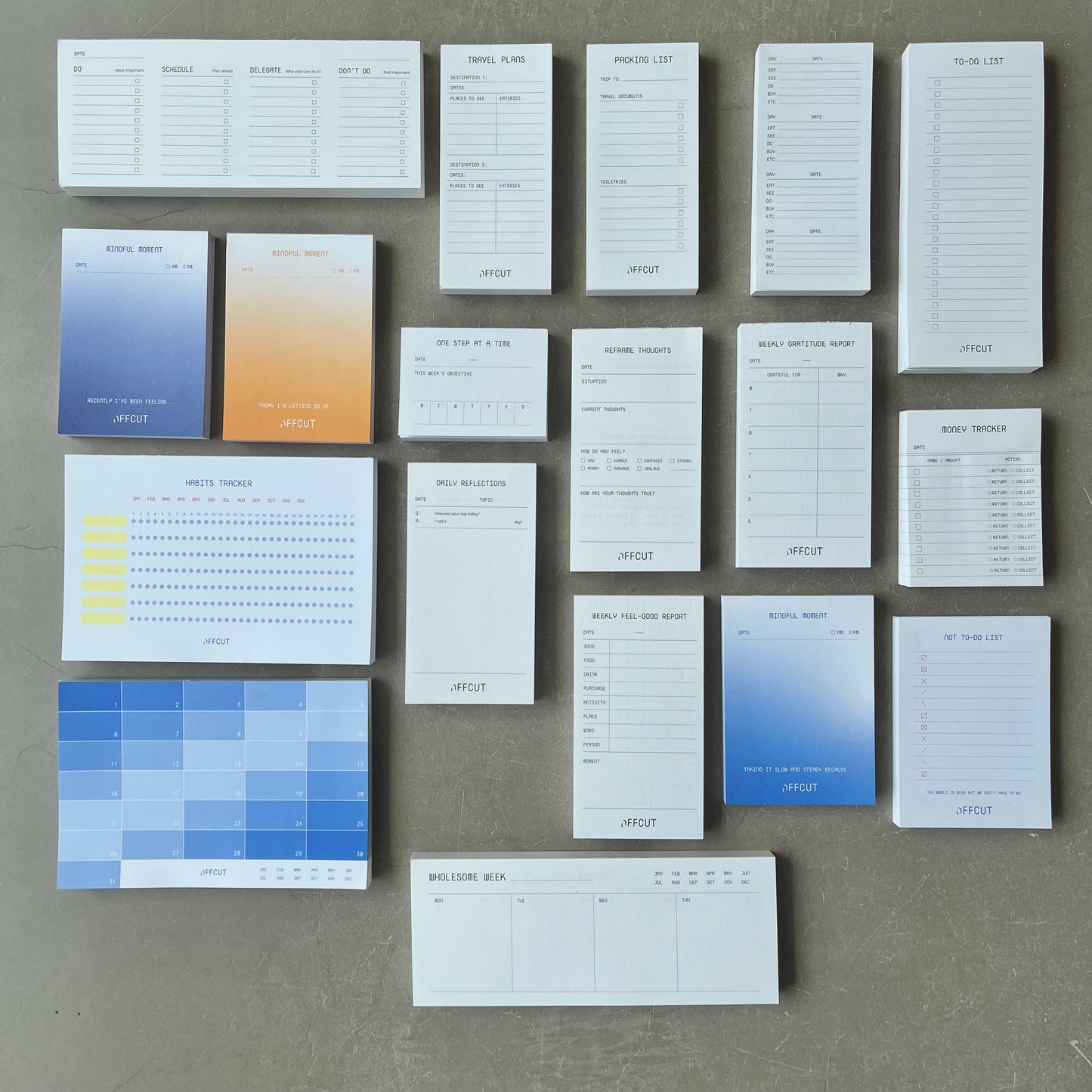 Block Calendar by OFFCUT