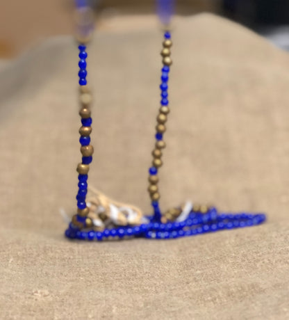 DIVIDE AND CONQUER MORSE NECKLACE by George Frost