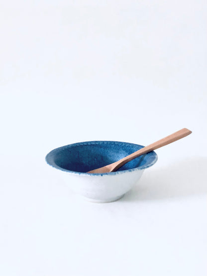 Blue Winter Rime Bowls by Vivian Lam