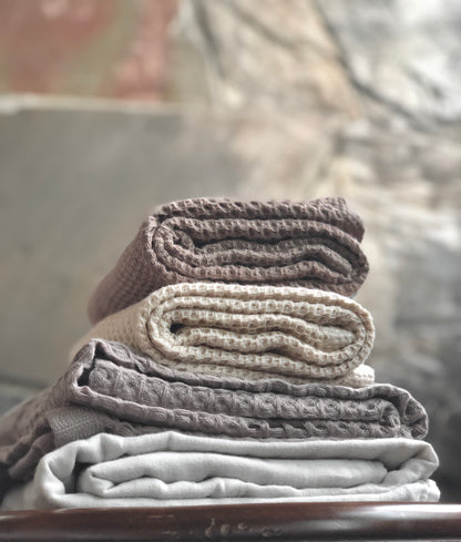 Honeycomb Face & Hand Towels by PROSE Décor