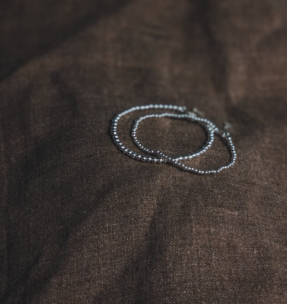 Beaded Bracelet  by Veronique 925 Silver