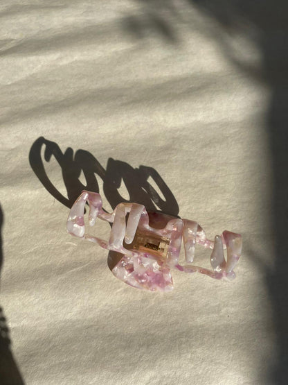 Amethyst Squiggle Hair Claw by Veronique