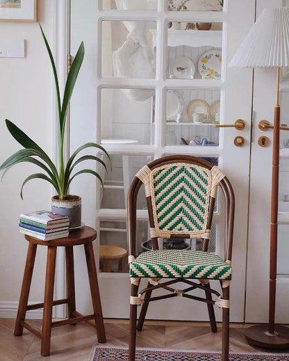 French Bistro Chair in Herringbone by PROSE Décor