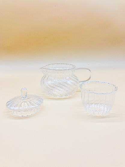 Vintage Style Ripple Teapot by PROSE Tabletop