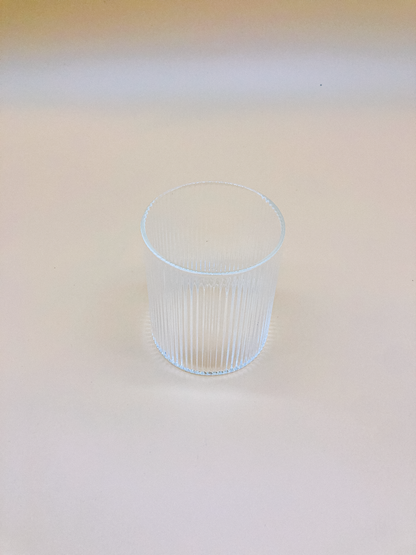 Vintage Ripple Rock Glass  by PROSE Tabletop
