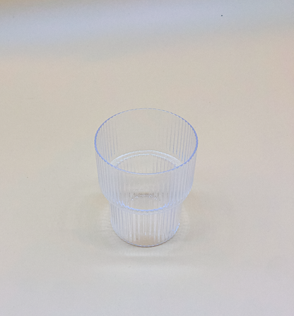 Vintage Style Ripple Water Glass by PROSE Tabletop