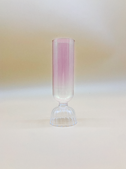 Handblown Green Champagne Glass by PROSE Tabletop