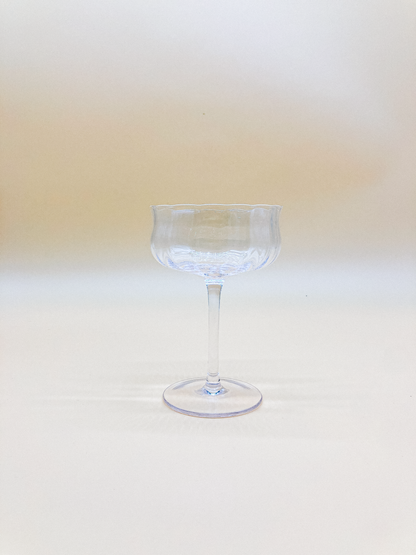 Short Ripple Parfait Glass by PROSE Tabletop
