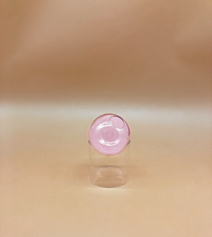 Fishbowl Mini Vase in Rosé by PROSE Botanical