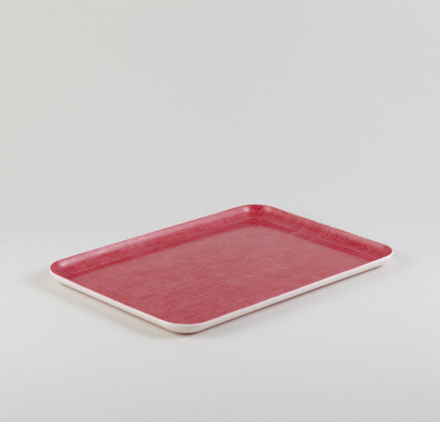 Red Rectangle Linen Tray - Emporium of the Modern Man
 - 2