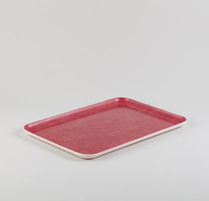 Red Rectangle Linen Tray - Emporium of the Modern Man
 - 2