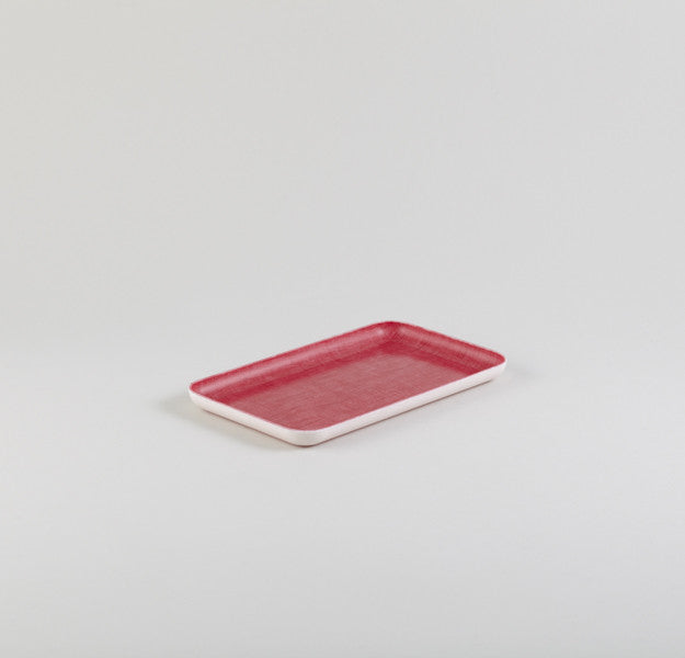 Red Rectangle Linen Tray - Emporium of the Modern Man
 - 3