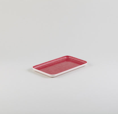 Red Rectangle Linen Tray - Emporium of the Modern Man
 - 3