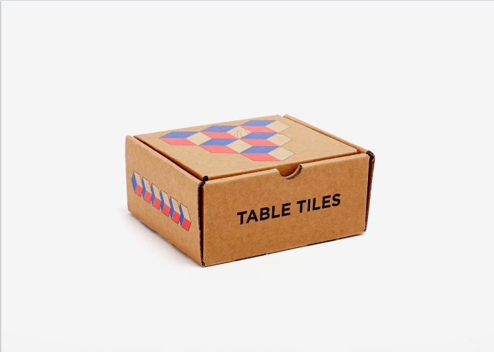 Table Tiles - Black/Beige - Emporium of the Modern Man
 - 4