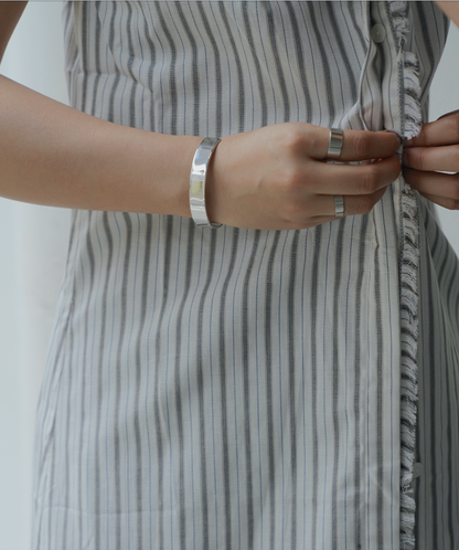 Sleeveless Pinstripe Shirtdress #45