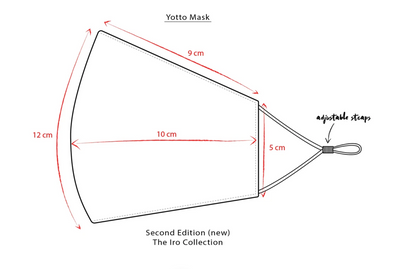 Lilac Reusable Face Mask & Bag by YOTTO V.2