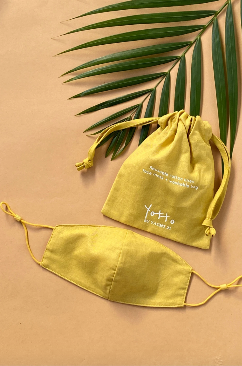 Mint Reusable Face Mask & Bag by YOTTO V.2