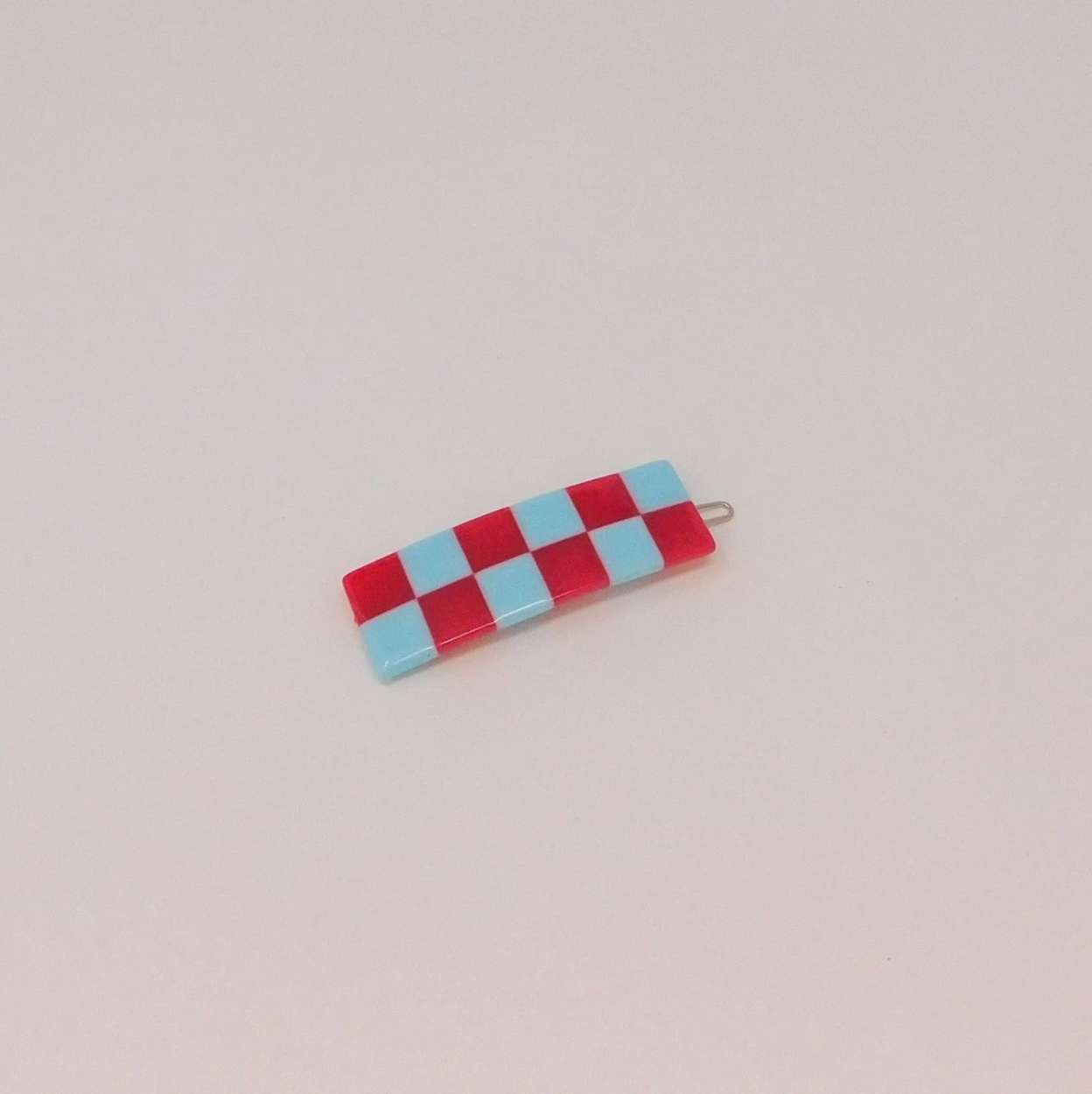 Contrast Chessboard Hair Slides  by Veronique