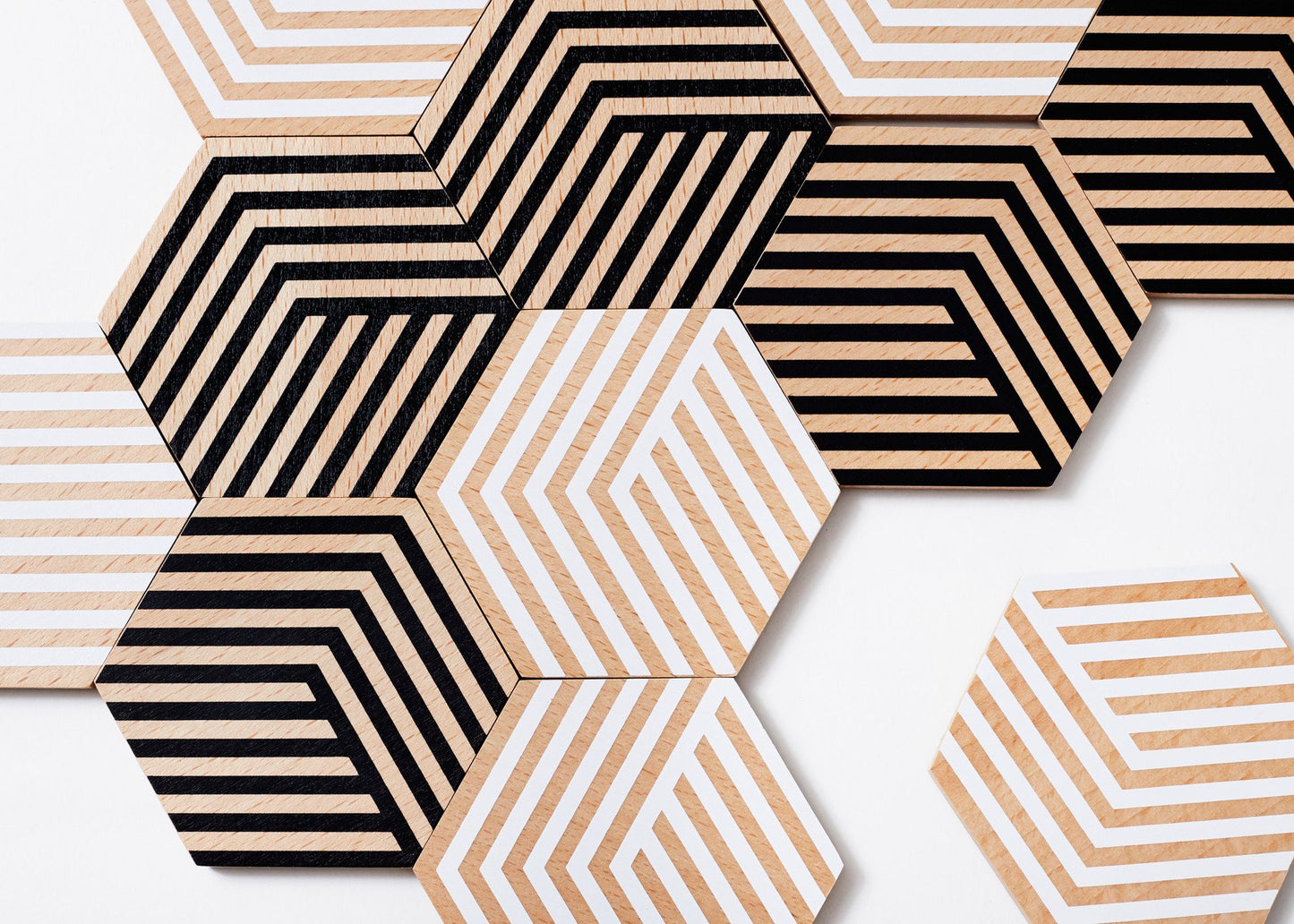 Table Tiles - Optical Black