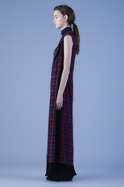 Chiffon Tailored Maxi Vest #14c - Emporium of the Modern Man
 - 4