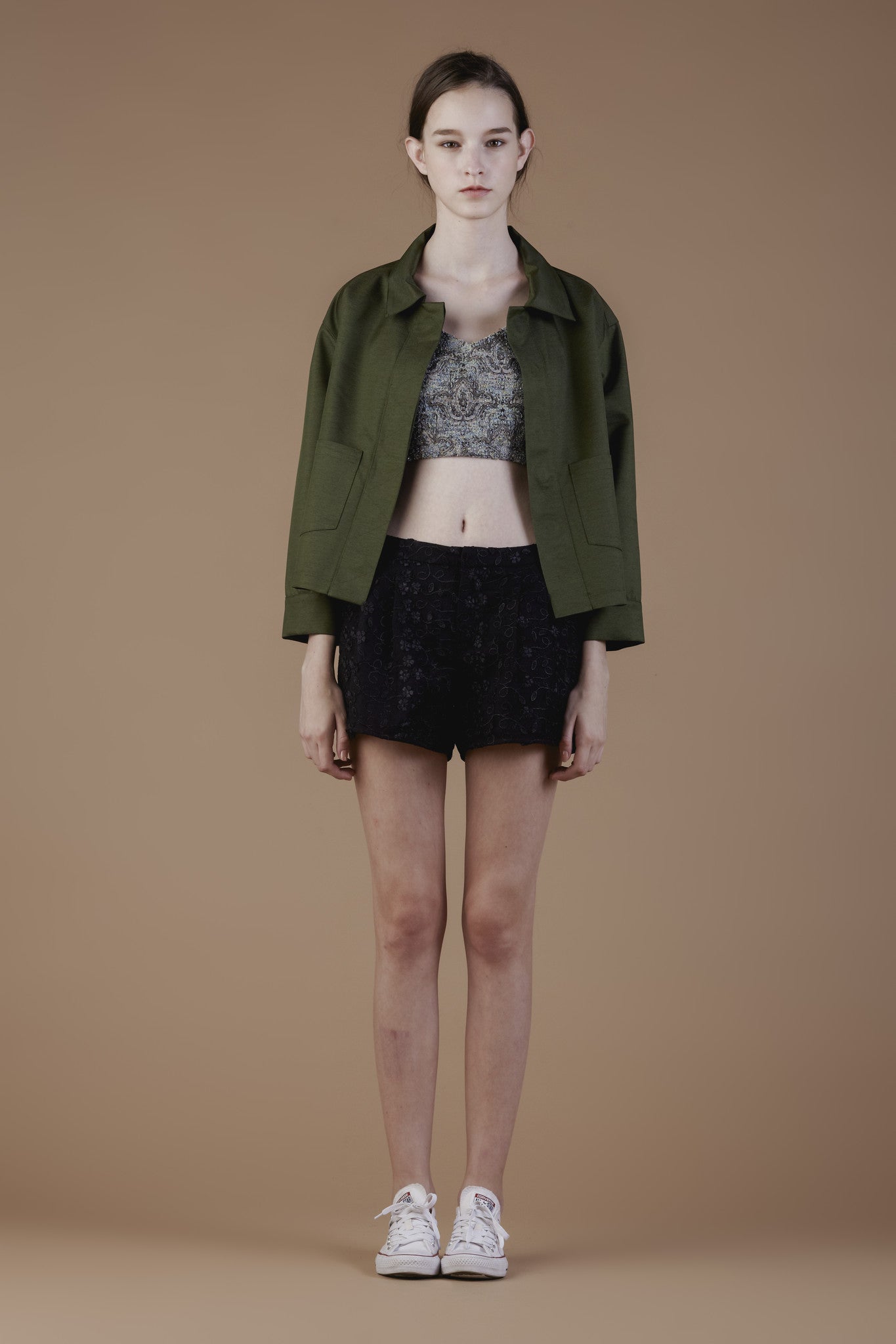 Feather 3D Organza Shorts #28B - Emporium of the Modern Man
 - 3