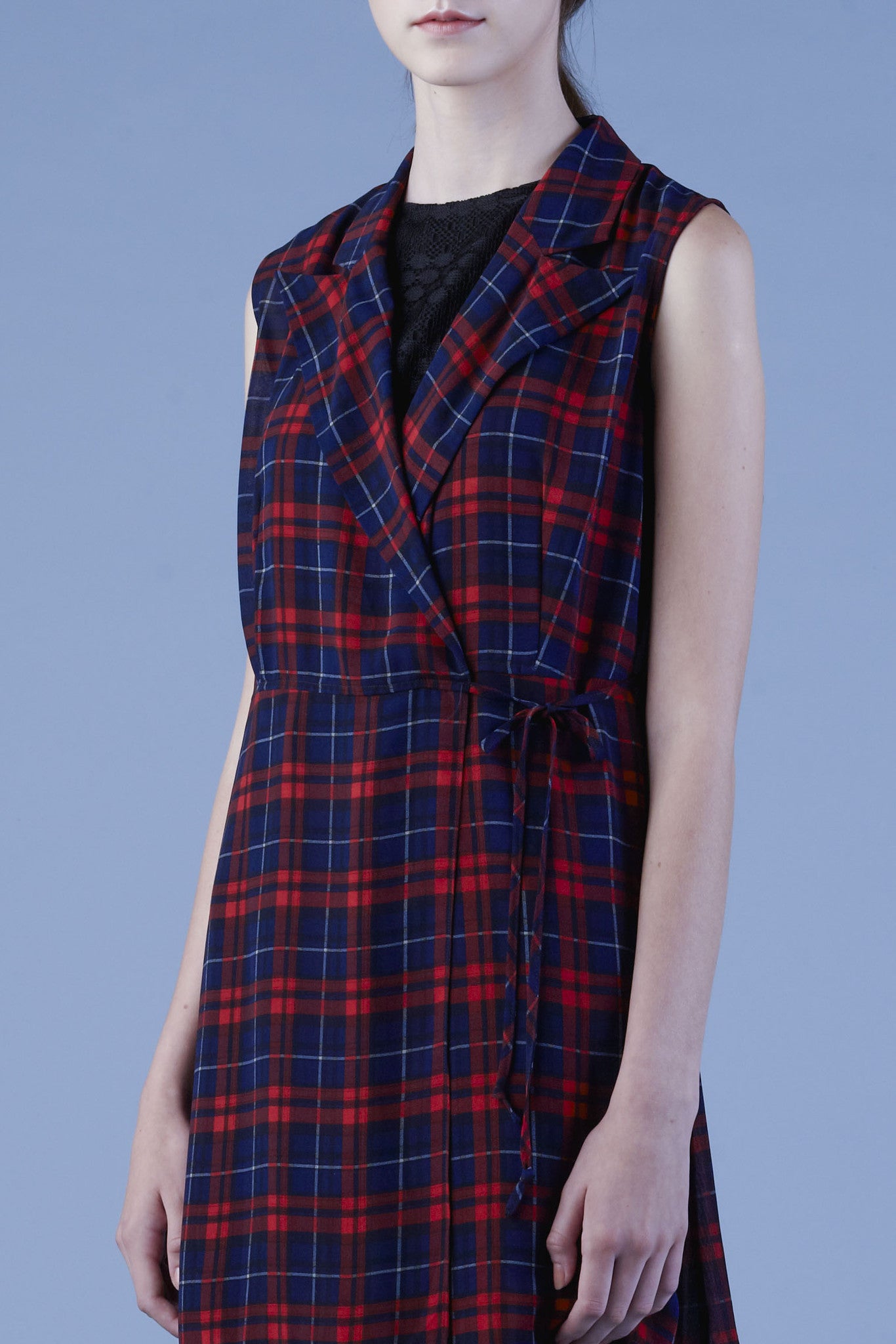 Chiffon Tailored Maxi Vest #14c - Emporium of the Modern Man
 - 6