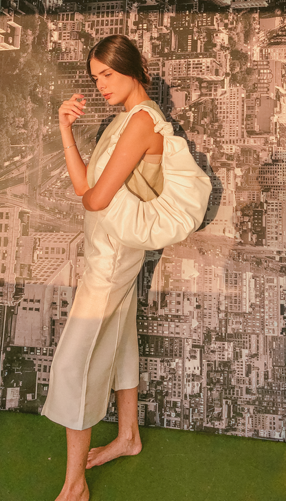 Linen Wide-Legged Pants by Ultramarine Studio