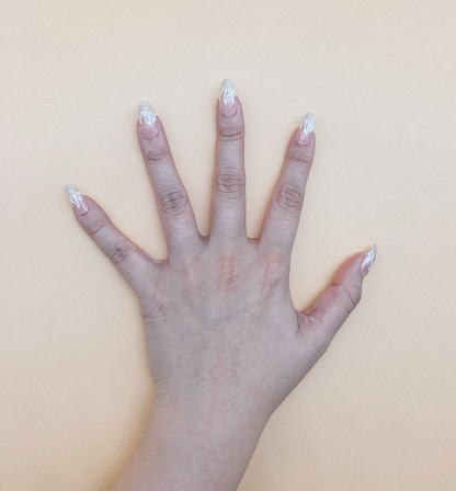 White Fang Press On Nails (Custom) by Veronique