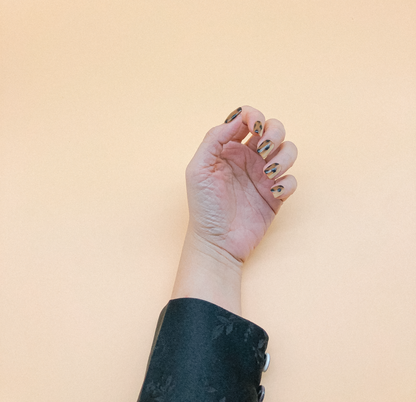 Ikat Press On Nails (Custom) by Veronique