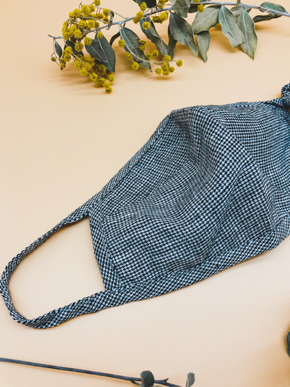Houndstooth Reusable Face Mask by Veronique