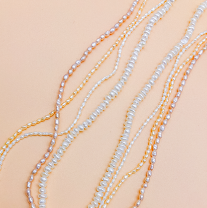 Freshwater Pearl Mask Chain by Veronique