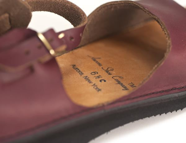 Aurora Shoe Co. - Women's New Mexican (Burgndy)